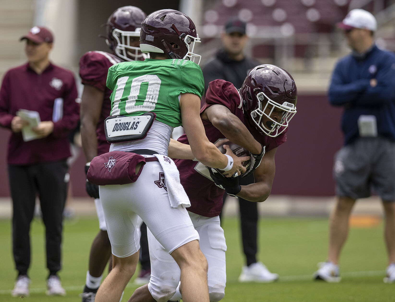 Spring football practice